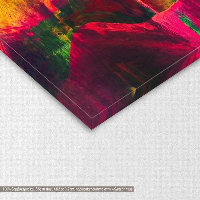 Canvas print Pop art colors, detail