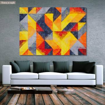 Πίνακας σε καμβά Abstract geometric pattern