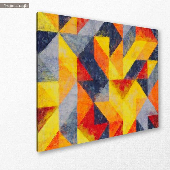 Canvas print Abstract geometric pattern, side
