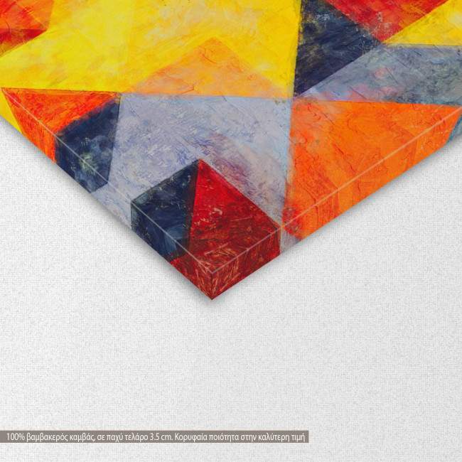 Πίνακας σε καμβά Abstract geometric pattern, λεπτομέρεια