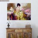 Canvas print   Nude girl portrait