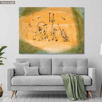 Canvas print, Abstract trio, Klee P.