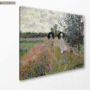 Πίνακας ζωγραφικής Promenade near Argenteuil, Monet C, αντίγραφο σε καμβά, κοντινό