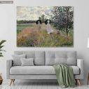 Canvas print Promenade near Argenteuil, Monet C.