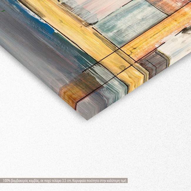 Canvas print Geometric Greece square