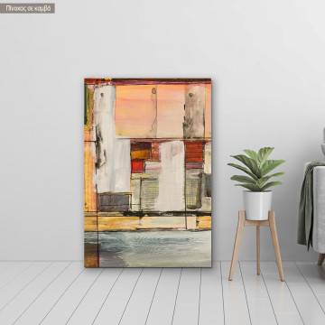 Canvas print Geometric Greece III, vertical