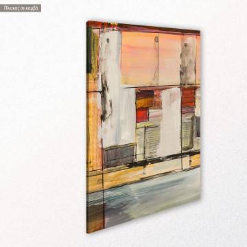 Canvas print Geometric Greece III vertical Framed canvas View 1 2