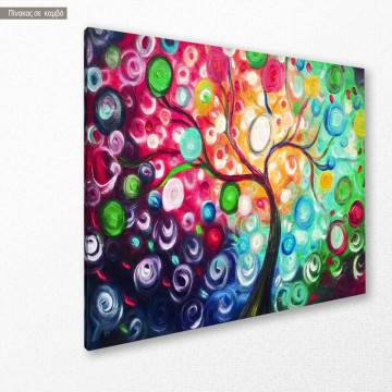 Canvas print Swirl tree 2