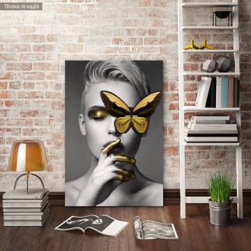 Canvas print Gold always shines