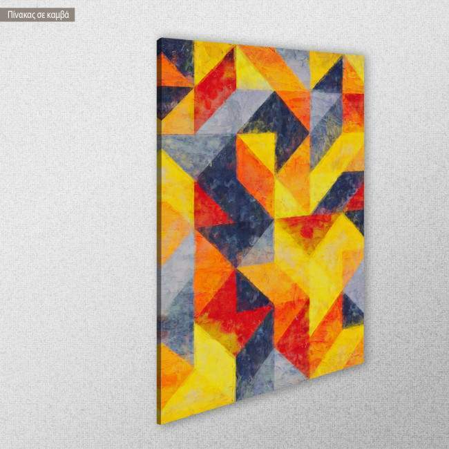 Canvas print Abstract geometric pattern, side