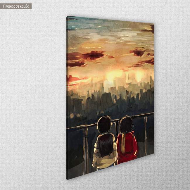 Canvas print A childhood memory, side