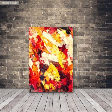 Πίνακας σε καμβά Abstract selection impasto