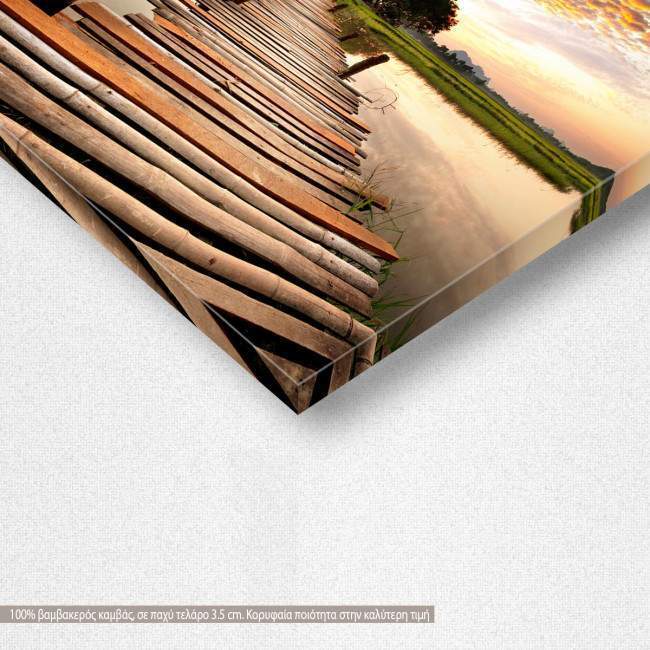 Canvas print Path to sunset, detail