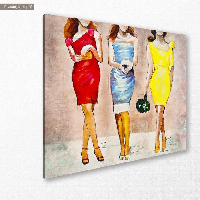 Canvas print Femininity, side