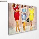 Canvas print Femininity, side