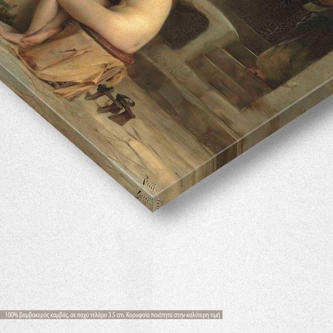 Canvas print Rest in the bathroom, Rallis