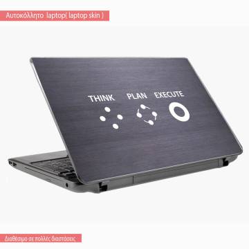 Laptop skin Think Plan Execute