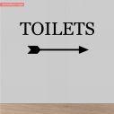 Wall sticker TOILETS
