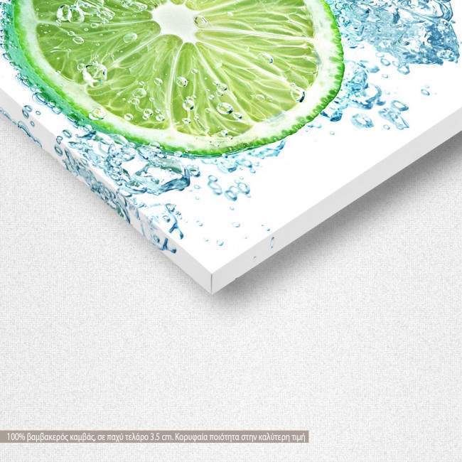 Canvas print Lime fresh, detail
