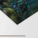 Canvas print Mystery river, two panels, detail