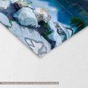 Canvas print Mountain lake,  3 panels, detail