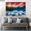 Canvas print, Mountain lake
