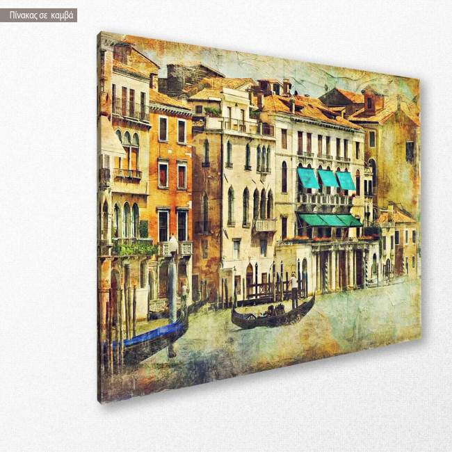 Canvas print In Venice, side