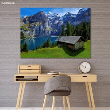 Canvas print, Cabin by the lake