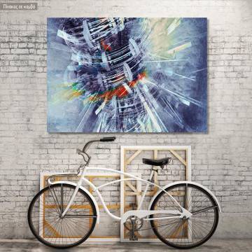 Πίνακας σε καμβά Futuristic tornado