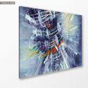 Canvas print Futuristic tornado, side