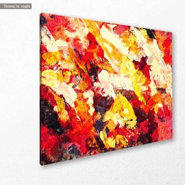 Πίνακας σε καμβά Abstract selection impasto 2