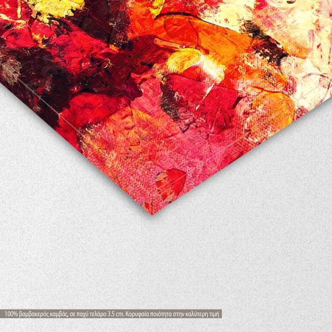 Canvas print Abstract selection impasto, detail