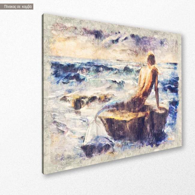 Canvas print The mermaid, side