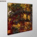 Canvas print The Japanese footbridge, Giverny, Monet C, side