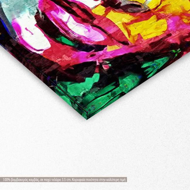 Canvas print The look, detail