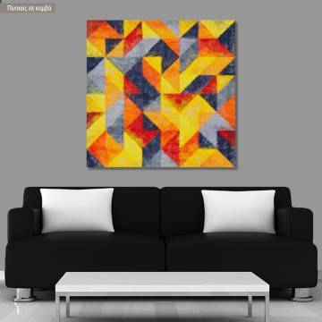 Πίνακας σε καμβά Abstract geometric pattern