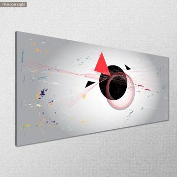 Πίνακας σε καμβά  Circles dome πανοραμικός Καμβάς τελαρωμένος Όψη 1 2