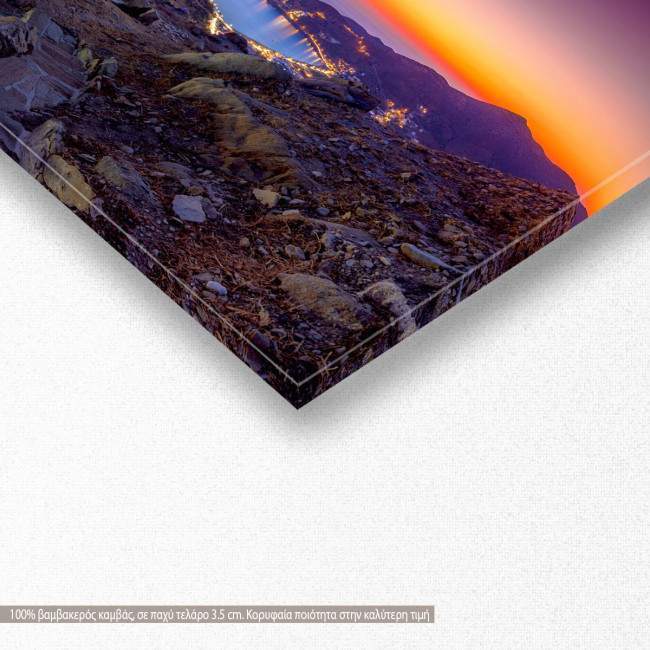 Canvas print Io's night panorama, detail