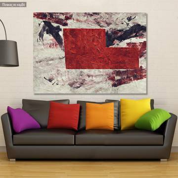 Canvas print Abstract Red