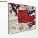 Canvas print Abstract Red, side