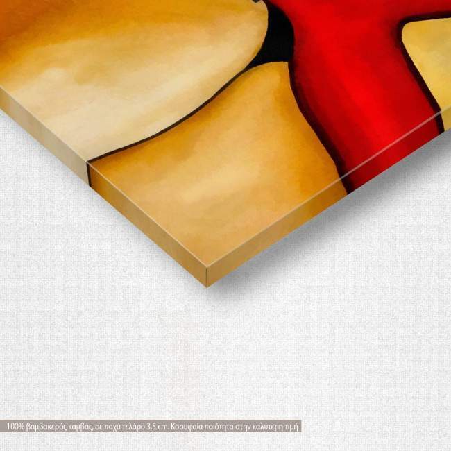 Canvas print Female form, detail