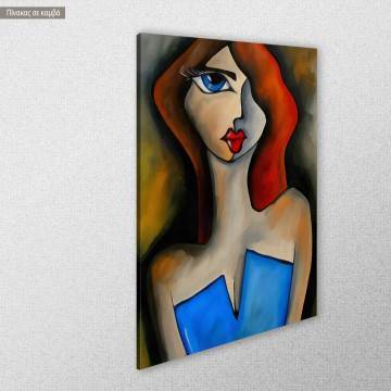 Canvas print Blue eyed woman Framed canvas View 1 2