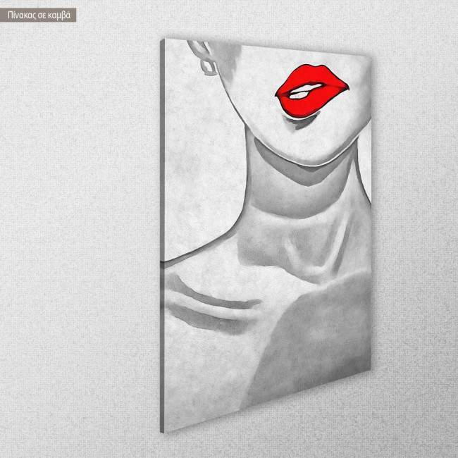 Πίνακας σε καμβά Your lips, κοντινό