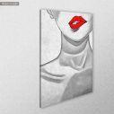 Canvas print Your lips, side
