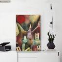 Canvas print Destroyed village, Klee P.