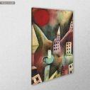 Canvas print Destroyed village, Klee P, side