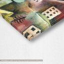 Canvas print Destroyed village, Klee P, detail