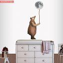 Kids wall stickers Bear and moon