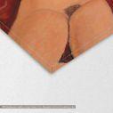 Canvas print Reclining nude, Modigliani A. C, two panels, detail