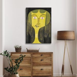 Canvas print Portrait of a violet eyed woman Klee P. Framed canvas View 1 2